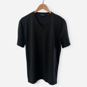 Vince Black V- Neck Teee